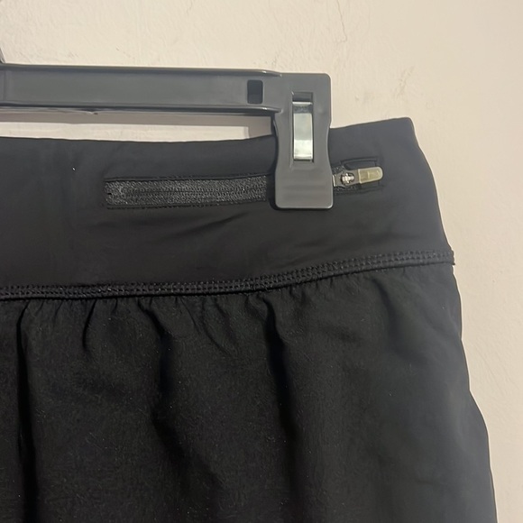 Women's Nike Dri-FIT Running‎ Black Lined Shorts  built in briefs Size Large 🟢 - Picture 4 of 7